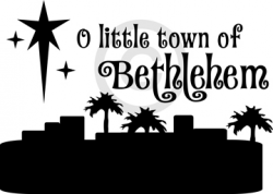 28+ Collection of O Little Town Of Bethlehem Clipart | High quality ...