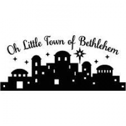 silhouette of bethlehem town | 984 - O Little Town Of Bethlehem-O ...