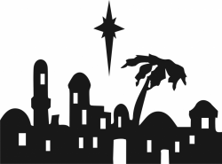 Bethlehem Silhouette Town at GetDrawings.com | Free for personal use ...