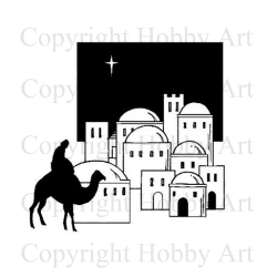 Bethlehem :: Christmas :: Rubber Stamps :: Products :: Hobby Art Ltd
