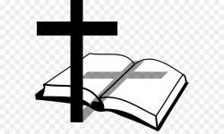 Bible Christian cross Church Clip art - Cross And Bible Clipart png ...
