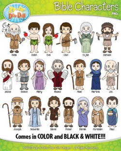 Famous Bible Characters Clipart {Zip-A-Dee-Doo-Dah Designs} | TpT