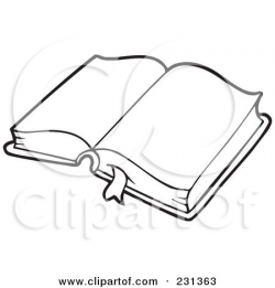clip art bible outline | ... Clipart Illustration of a ...