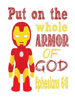 Amazon.com: Captain America Christian Superhero Wall Art Print ...