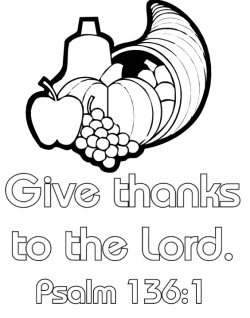 thanksgiving coloring page it's great for Sunday school ...