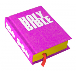 Holy Bible, Pink / Gold 6 Trendy Bible Educational Clip Art - Clip ...