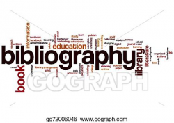 Stock Illustration - Bibliography word cloud. Stock Art ...