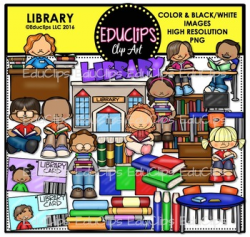 Library Clipart Teaching Resources | Teachers Pay Teachers