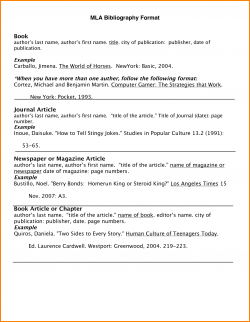 proper bibliography - Incep.imagine-ex.co