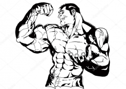 Biceps Drawing at GetDrawings.com | Free for personal use Biceps ...