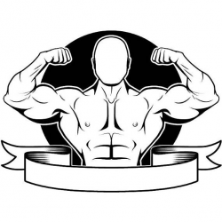 Bodybuilding Logo #15 Bodybuilder Flex Flexing Bicep Weightlifting ...