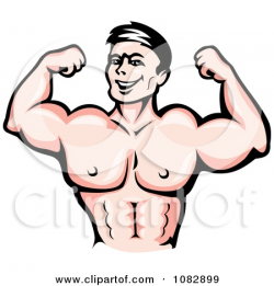Flexing Biceps Clipart #2084664
