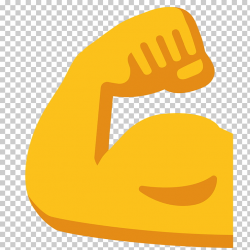 Emoji Biceps Human skin color Muscle, arm, muscle emoji PNG ...