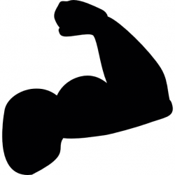 Muscle Silhouette at GetDrawings.com | Free for personal use Muscle ...