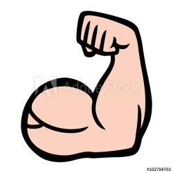 Biceps Flex Arm Vector Icon - Buy this stock vector and explore ...