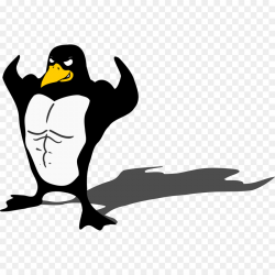 Penguin Muscle Biceps Arm Clip art - strong png download - 2400*2400 ...