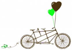 Bicycle Clipart Tandem Bike Free collection | Download and share ...