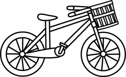 Black and White Bicycle with a Basket | BIKE | Pinterest | Bicycling ...