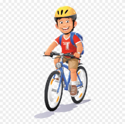 Bikes And Bicycles Boy Ridi - Ride A Bike Clipart Png ...