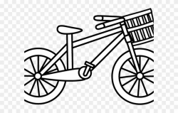 Bicycle Clipart Cartoon Bike - Ride A Bike Coloring Pages ...