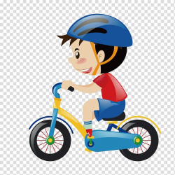 Boy riding a bicycle , Bicycle Cartoon Cycling , Cute ...