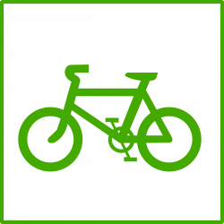 Clipart - eco green bicycle icon