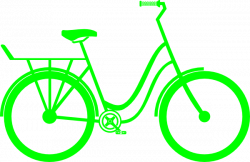 Green Bike Clip Art at Clker.com - vector clip art online, royalty ...