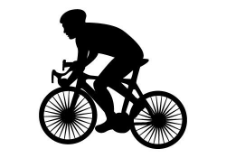 Here it is a Cycling Silhouette Vector to design awesome cycling ...