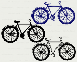 Bicycle svg/bike clipart/bicycle svg/bike silhouette/bicycle cricut ...