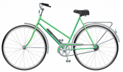 Green Bicycle PNG Clip Art - Best WEB Clipart