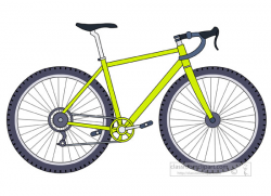 Bicycle Clipart- cyclocross-bike-clipart-5116 - Classroom Clipart