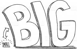 Big clipart larger clipart big vs pencil and in color larger clipart ...