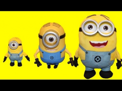 Learn Sizes from Big to Biggest with the Minions Toys | Rainbow ...