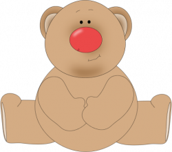 Red Nose Bear Clip Art - Red Nose Bear Image