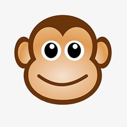 Big Face Monkey, Design, Element, Creative PNG Image and Clipart for ...