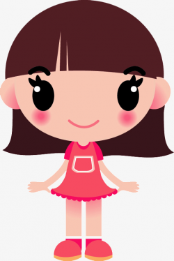 Big Head Girl, Big Head, Girl, Material PNG Image and Clipart for ...