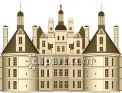 Huge Realistic Castle - Royalty Free Clipart Picture
