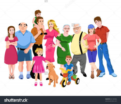 28+ Collection of Big Family Clipart | High quality, free cliparts ...