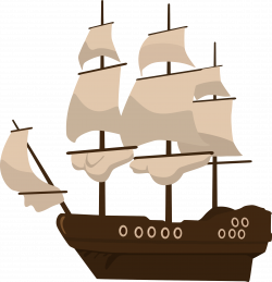 Clipart - pirate ship