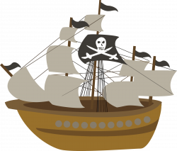 Clipart - pirate ship