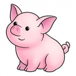 http://sweetclipart.com/cute-happy-pink-pig-1820 | CLIPART ...