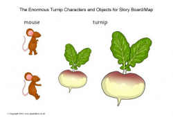 The Enormous Turnip Story Cut-Outs (SB9292) - SparkleBox