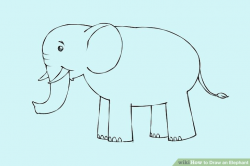 4 Ways to Draw an Elephant - wikiHow