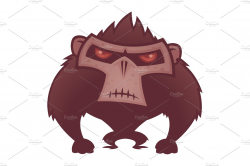 Angry Ape ~ Illustrations ~ Creative Market