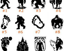 Bigfoot sticker | Etsy