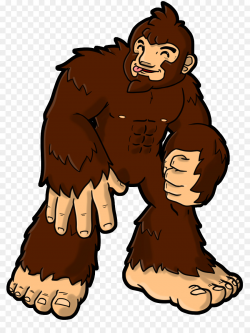 Bigfoot Drawing Cartoon Clip art - Bigfoot Cliparts png download ...