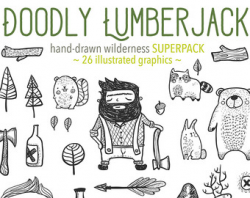 Cute Hand Drawn Lumberjack Doodles Cute Lumberjack