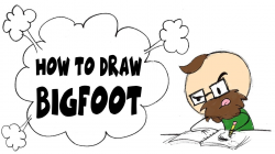 HOW to DRAW BIGFOOT - YouTube