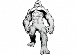 Bigfoot Drawing | Free download best Bigfoot Drawing on ...