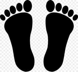 Bigfoot Footprint Clip art - foot png download - 2400*2233 - Free ...